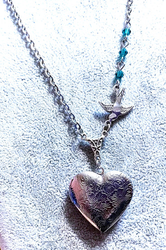 Collana donna portafoto cuore - collana,