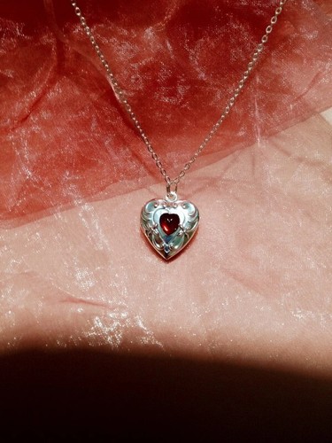 Medaglione forma cuore - medaglione, a