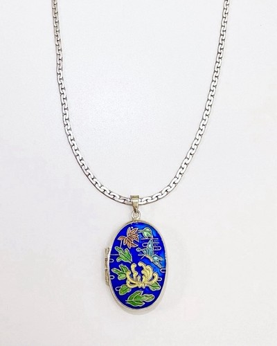 Collana ciondolo locket - e,