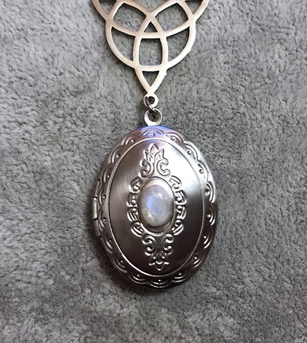 Collana donna portafoto ovale - collana,
