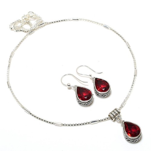 Set collana orecchini fatti - orecchini,