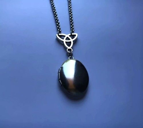 Collana donna portafoto ovale - portafoto,