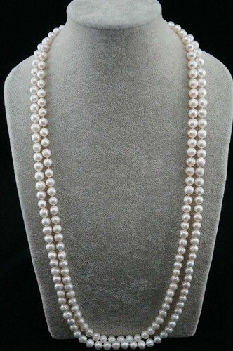 Collana lunga perle naturali
