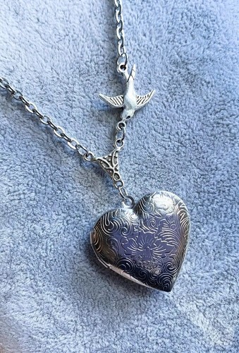 Collana donna portafoto - portafoto, cuore